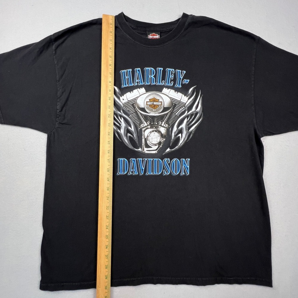 Harley-Davidson T-Shirt Mens XL Black Crossroads Wilkesboro NC Biker Graphic Tee - Picture 10 of 11